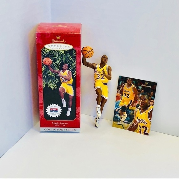Hallmark Magic Johnson Christmas Ornament - Picture 1 of 3